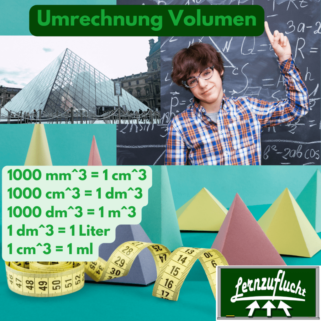 Umrechnung Volumen Lernzuflucht Hagen Nachhilfe