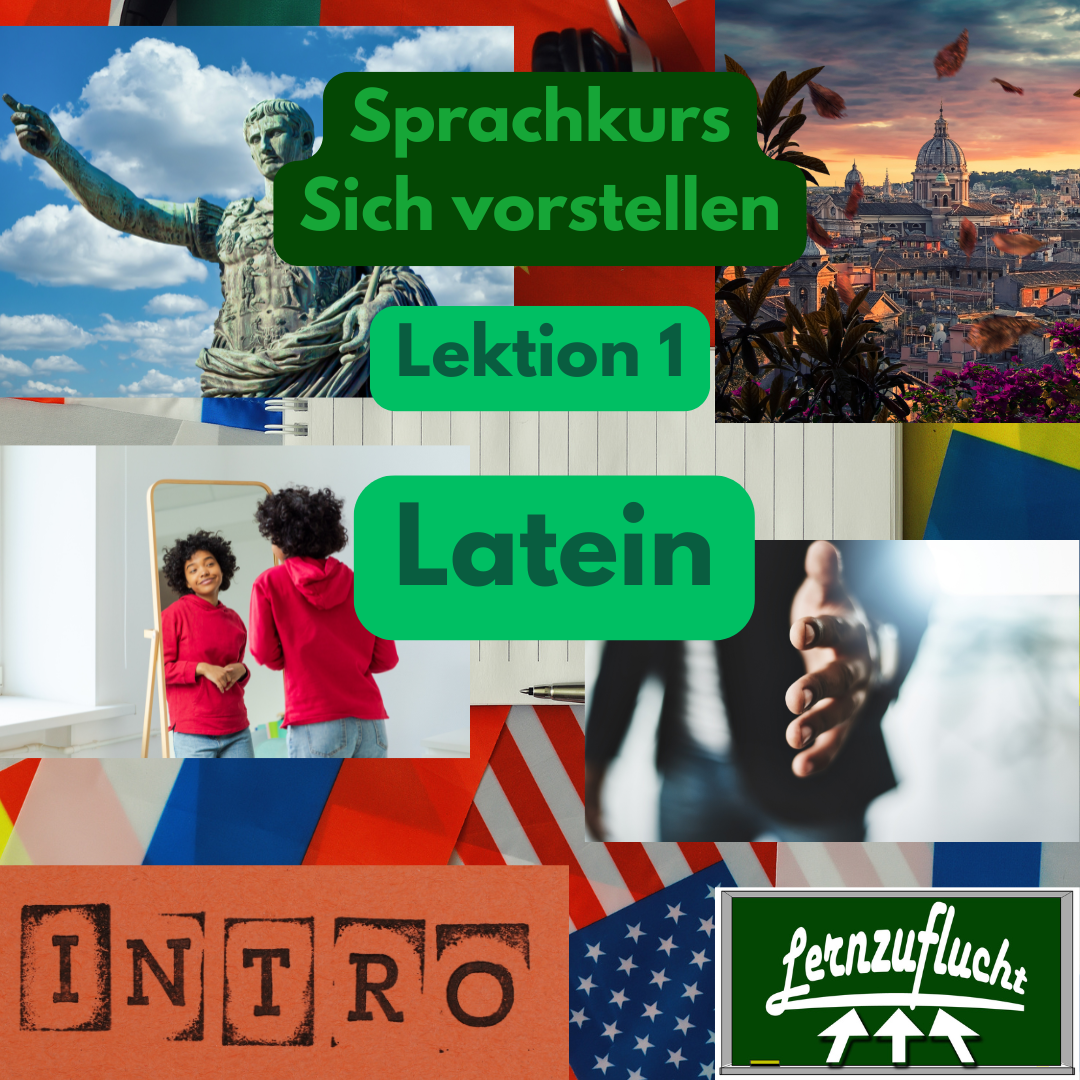 Latein Sprachkurs Lektion 1 Sich vorstellen