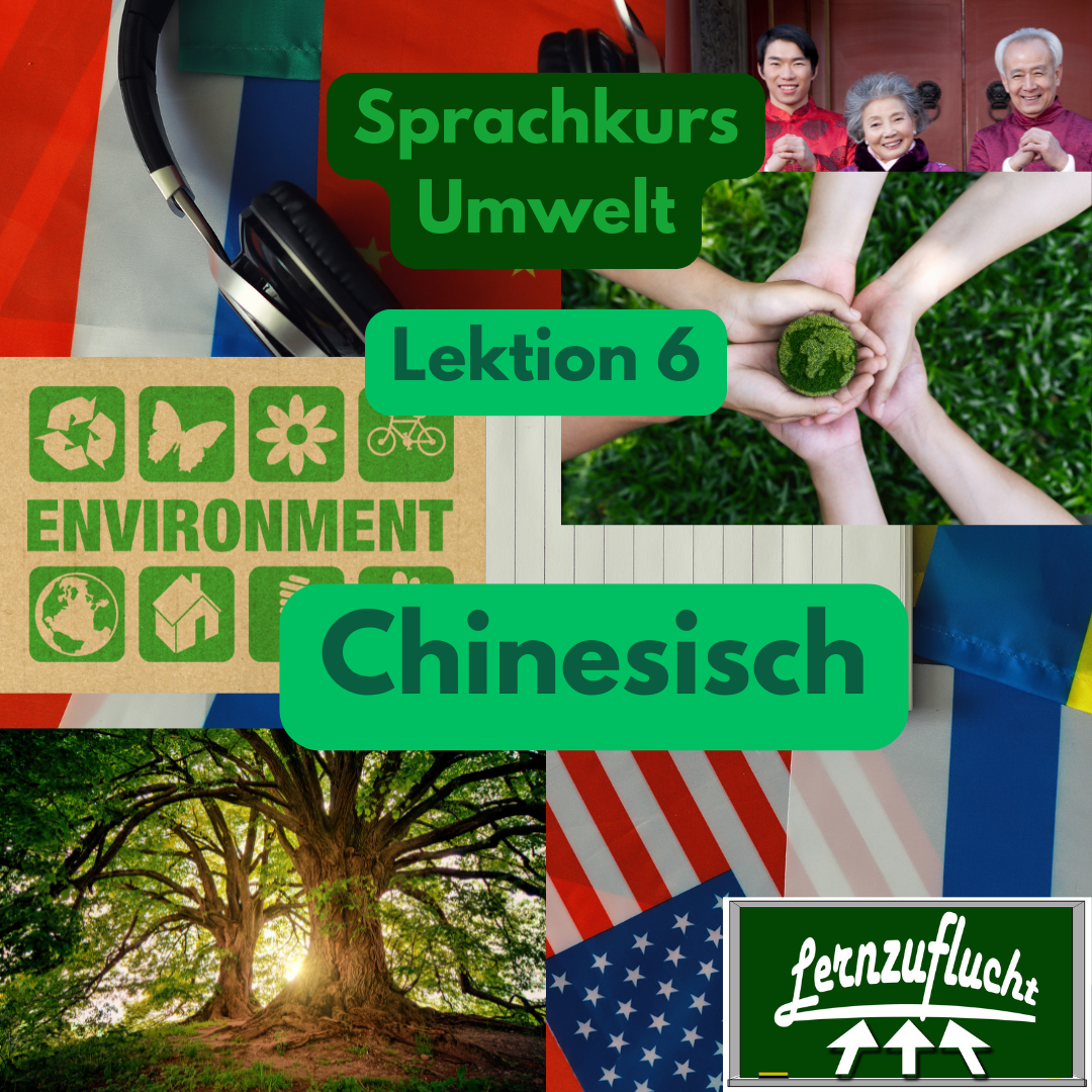 Chinesisch Sprachkurs Lektion 6 Umwelt