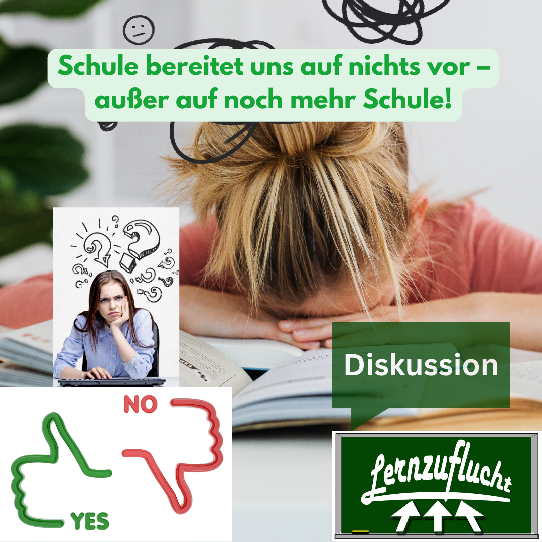 Schule bereitet uns auf nichts vor – außer auf noch mehr Schule!