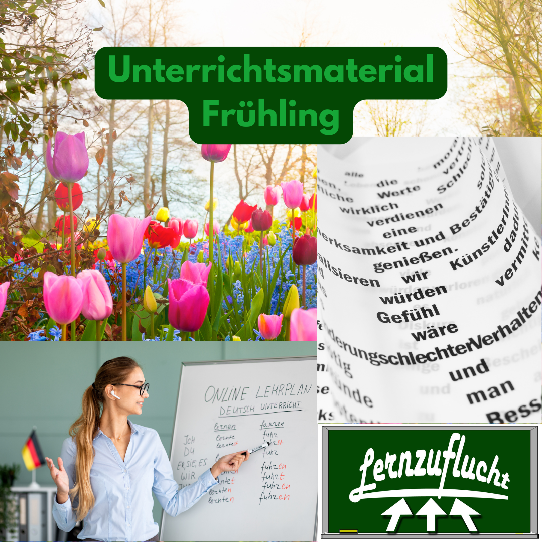 Unterrichtsmaterial Frühling Deutsch