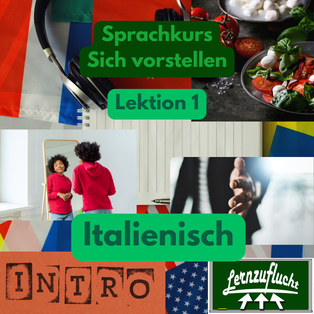 Sprachkurs Italienisch Sich vorstellen Lektion 1