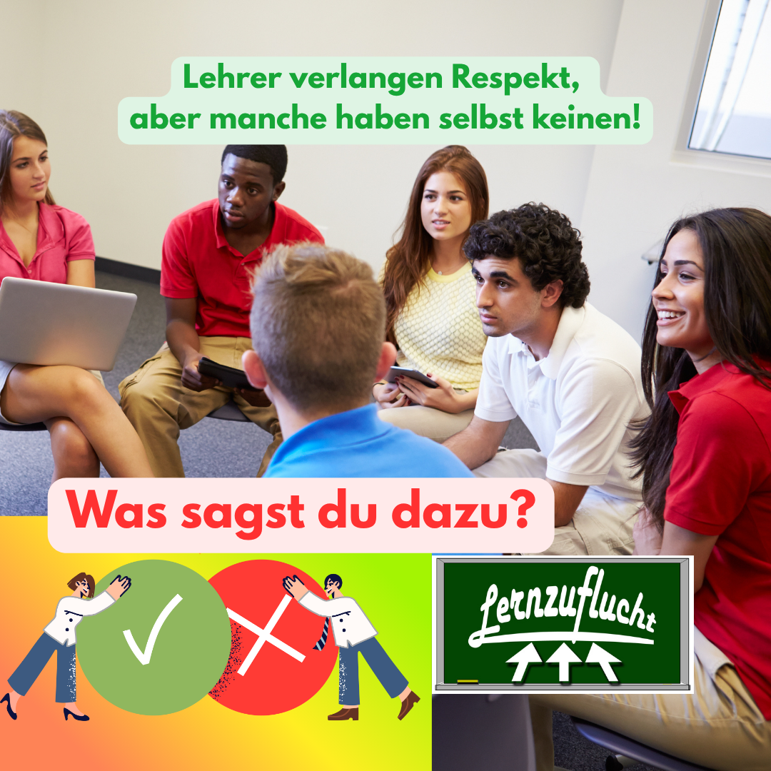 Warum dürfen Lehrer Fehler machen, aber wir nicht?